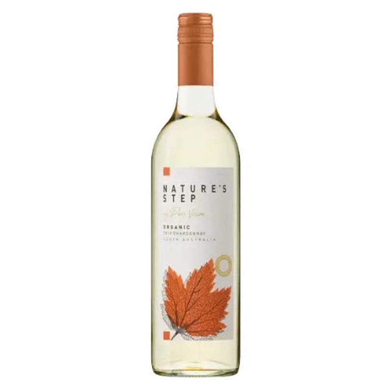 6-Pack | 2019 | Nature’s Step Chardonnay | Certified Organic | Wine of South Australia (6 Bottles)