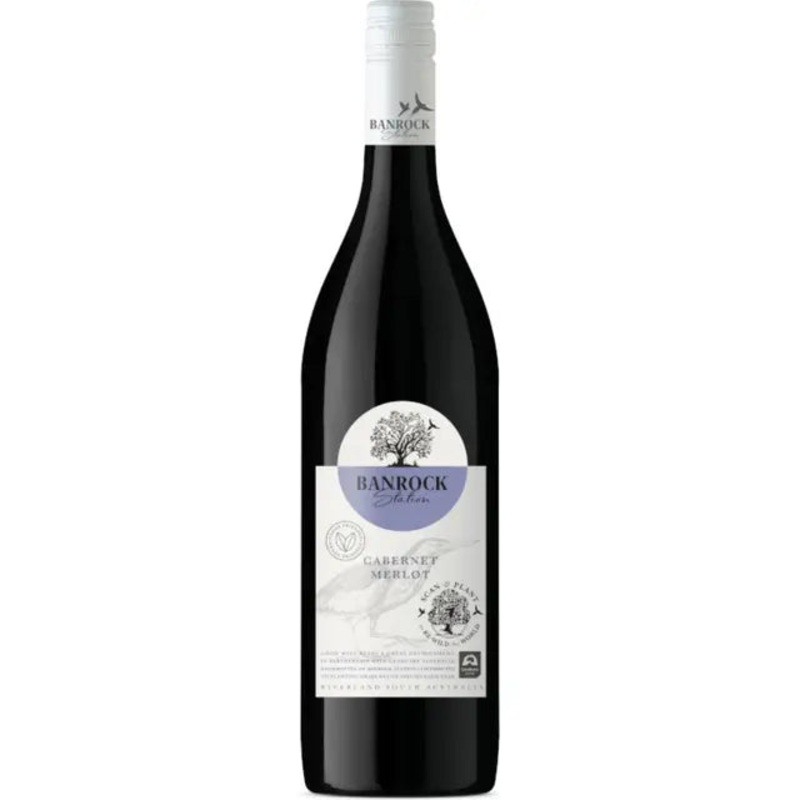 6-Pack | 2023 | Banrock Station 1 Litre Cabernet Merlot | Wine of South Australia (6 Bottles)