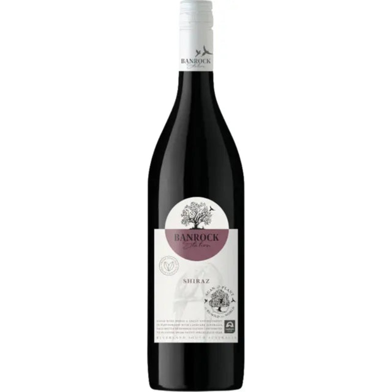 6-Pack | 2023 | Banrock Station 1 Litre Shiraz | Wine of the South Australia (6 Bottles)