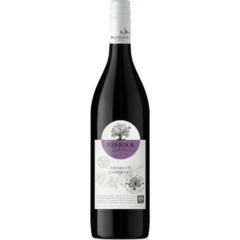 6-Pack | 2024 | Banrock Station 1 Litre Crimson Cabernet | Wine of the South Australia (6 Bottles)
