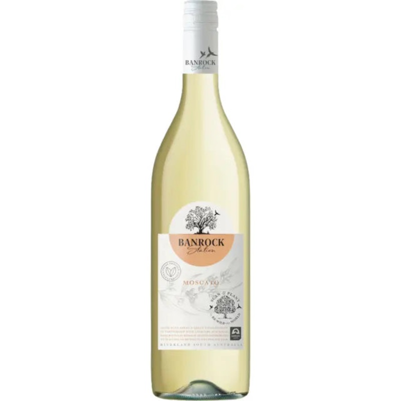 6-Pack | 2024 | Banrock Station 1 Litre Moscato | Wine of South Australia (6 Bottles)