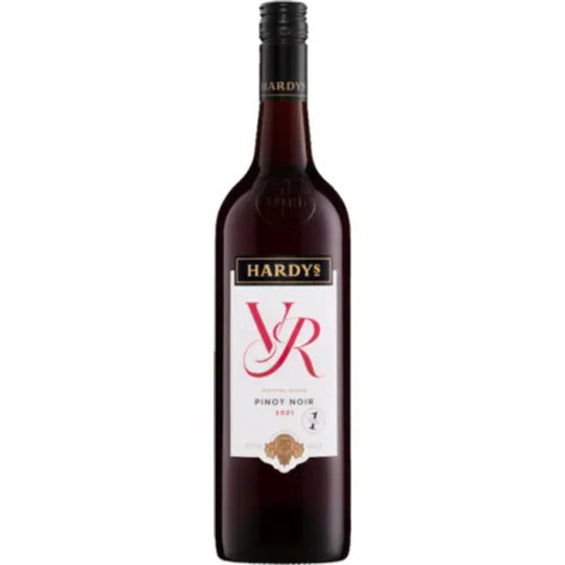 6-Pack | 2024 | Hardys VR 1 Litre Pinot Noir | Wine of South Australia  (6 x 1 Litre Bottles)