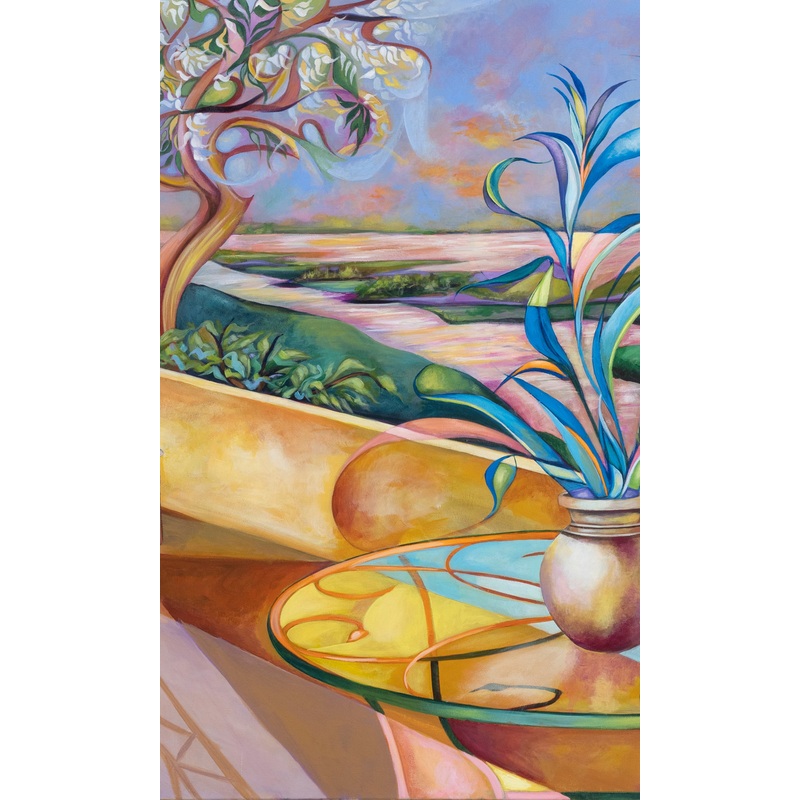 Cox, Cedric Michael, (Reflecting by the River)