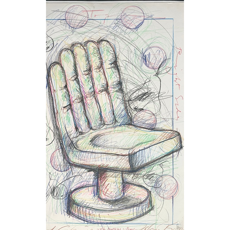 Scott, John T., (Hand Chair with Bubbles and Pears)