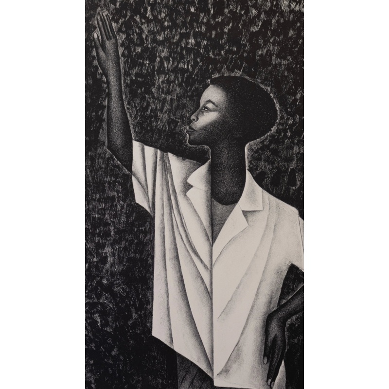Catlett, Elizabeth, (Waving)|36 of 100 –Framed