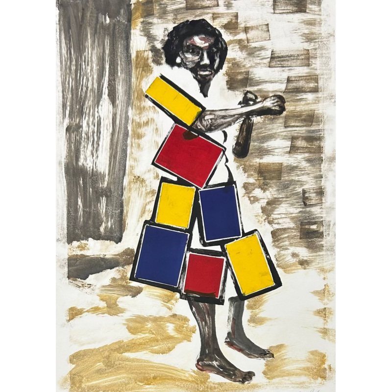 Holton, Curlee Raven, (African Girl In De Stijl Dress Doing The Boogie Woogie)