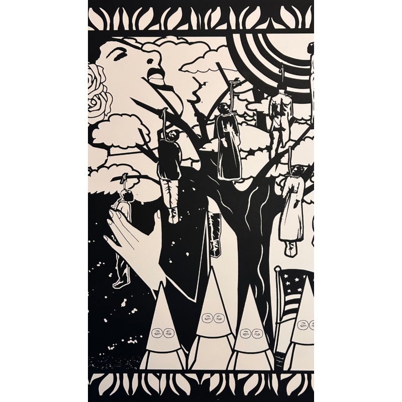 Mazloomi, Carolyn, (Strange Fruit)