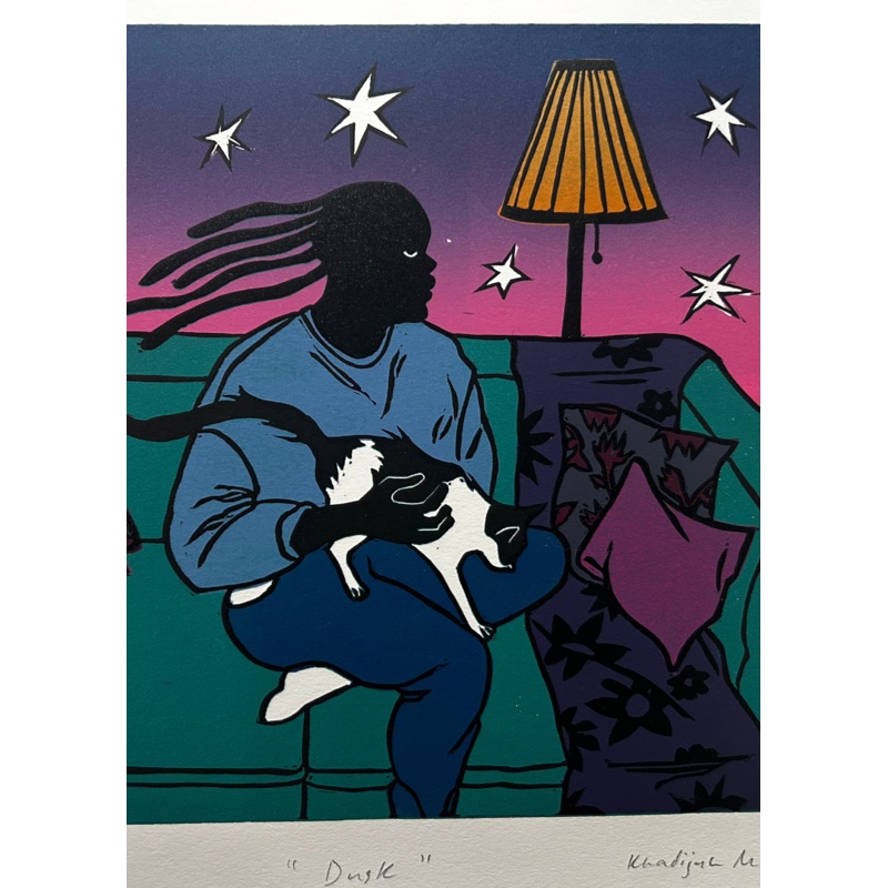 Morley, Khadijah, (Dusk)|Framed|Unframed