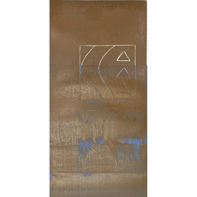 Wright Sr., Jamele, (Untitled: Brown & Blue #2)