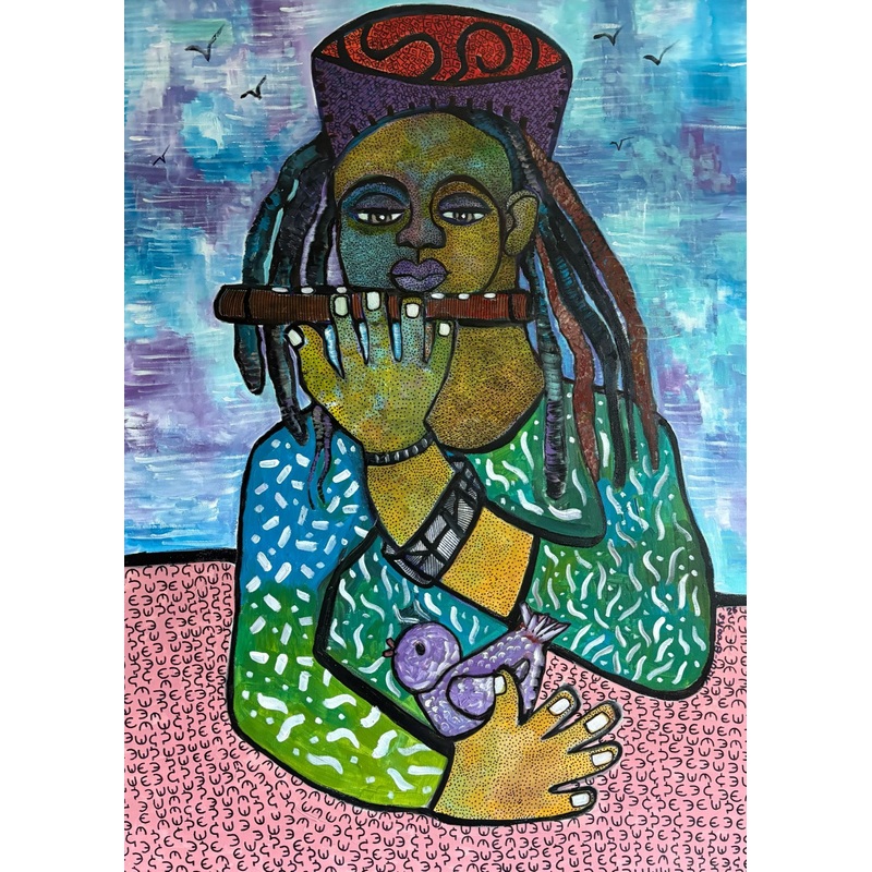 Aqui-Brooks, Gwendolyn, (The Flute Player)
