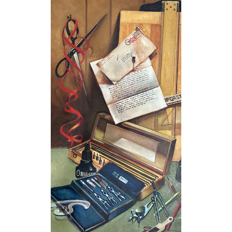 Carter, Albert, (Still Life With Art Objects)