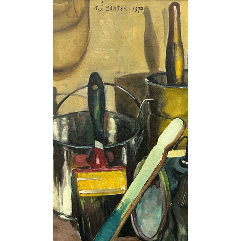 Carter, Albert, (Still Life With Canvas)