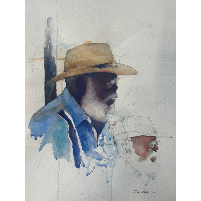 Taylor, James, (Untitled: Double Face)