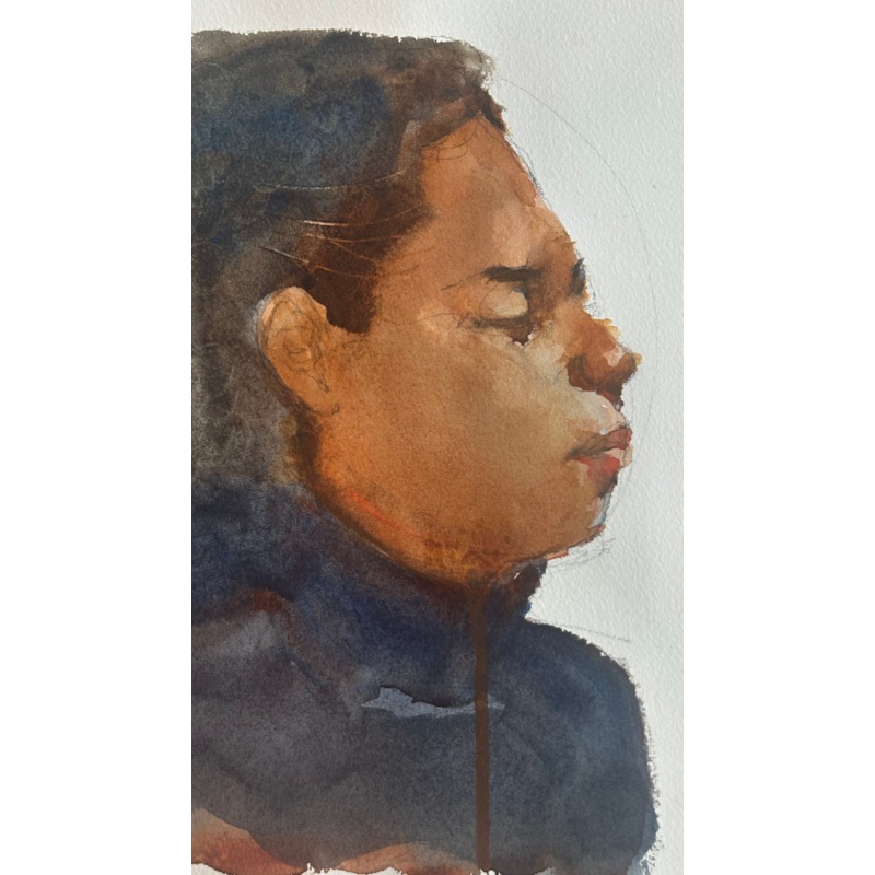 Taylor, James, (Untitled: Side Profile 1)