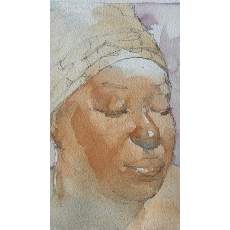Taylor, James, (Untitled: Yellow Scarf 2)