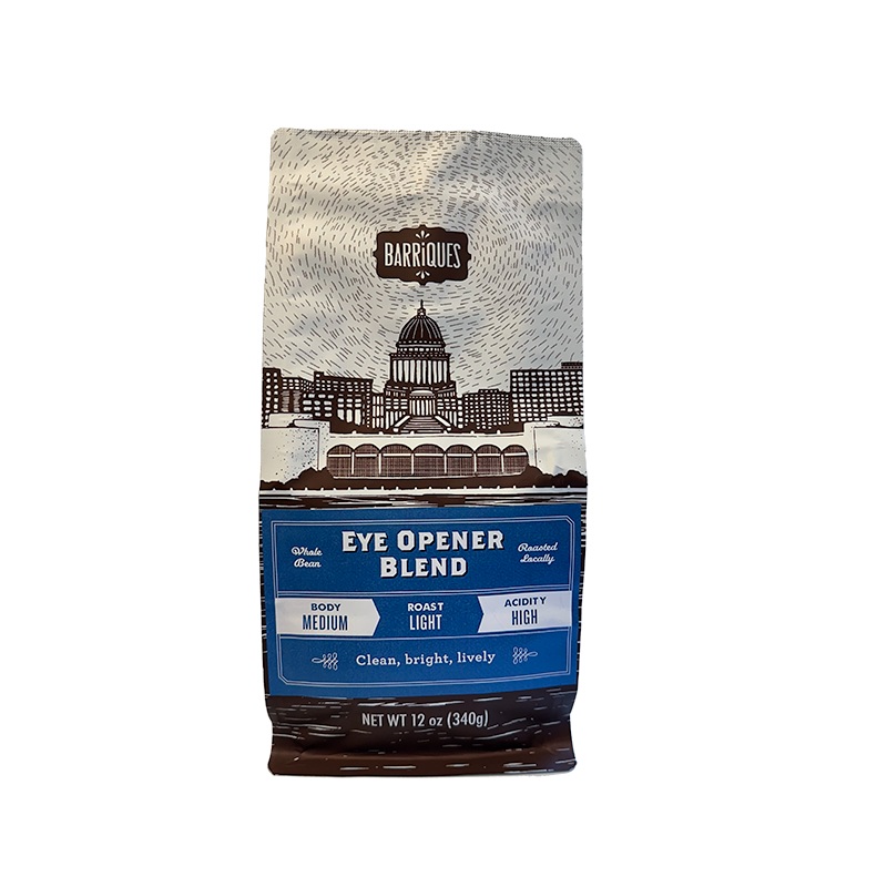 Eye Opener|Whole Bean|French Press/Coarse|Drip|Espresso/Fine|12oz Bag|5lb Bag