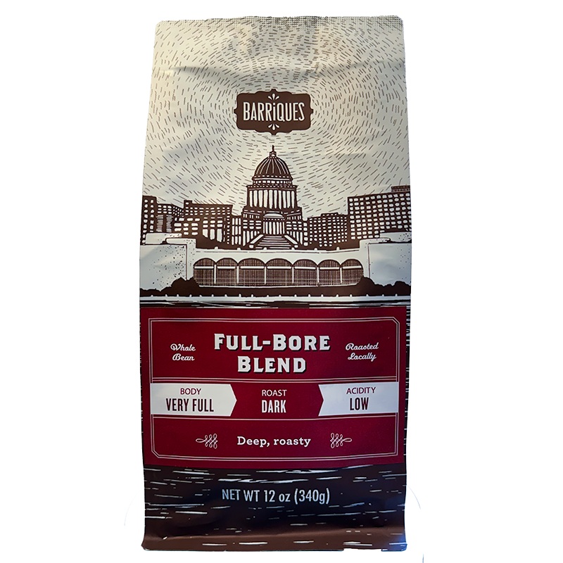 Full-Bore|Whole Bean|French Press/Coarse|Drip|Espresso/Fine|12oz Bag|5lb Bag