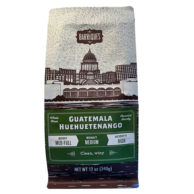 Guatemala Huehuetenango|Whole Bean|French Press/Coarse|Drip|Espresso/Fine|12oz Bag|5lb Bag