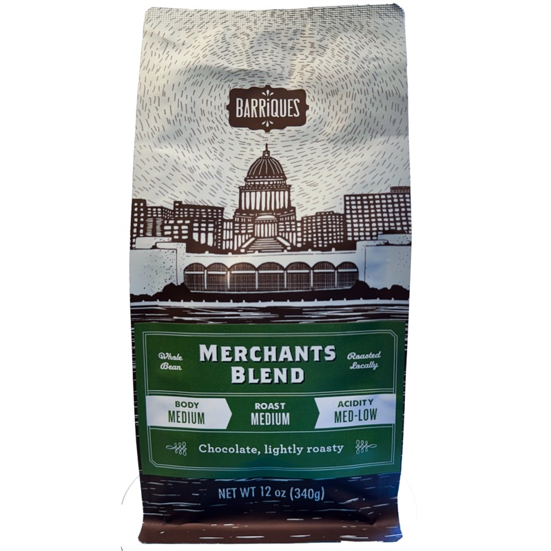 Merchants Blend|Whole Bean|French Press/Coarse|Drip|Espresso/Fine|12oz Bag|5lb Bag