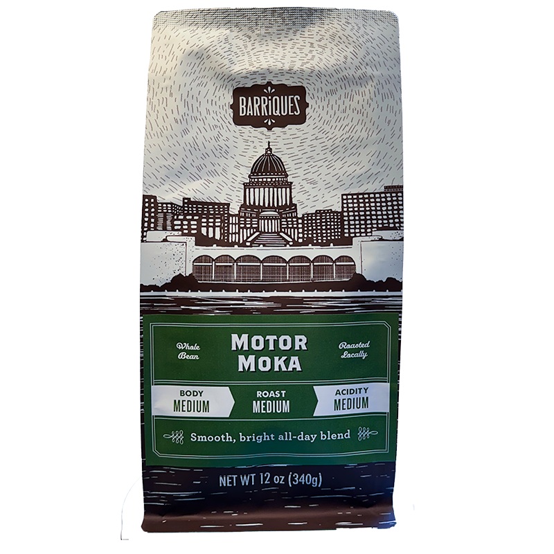 Motor Moka|Whole Bean|French Press/Coarse|Drip|Espresso/Fine|12oz Bag|5lb Bag