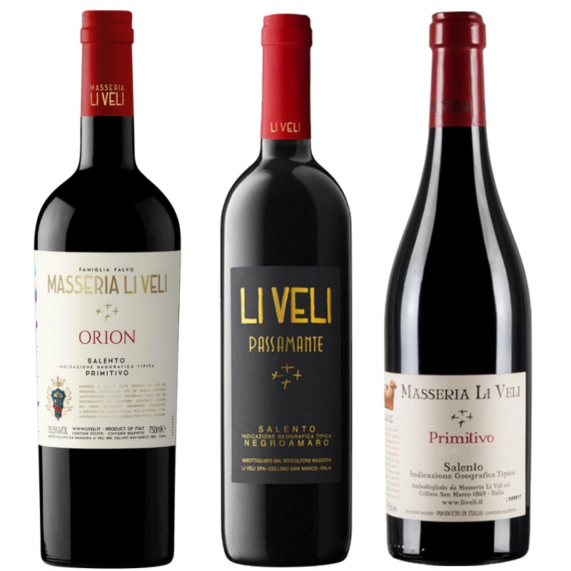 Zoom Masseria Li Veli Italian Wine Tasting Pack