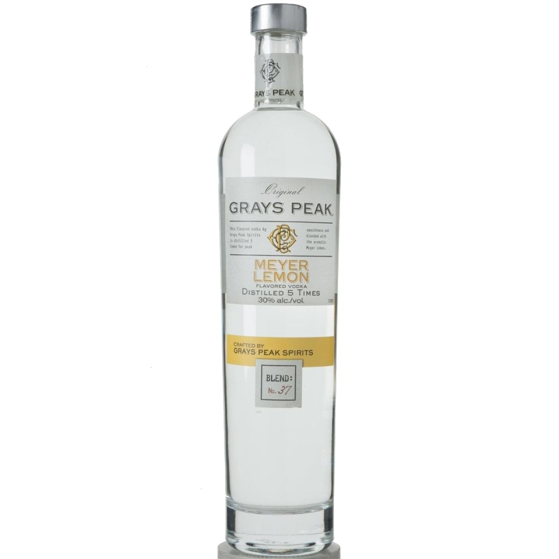 Grays Peak Meyer Lemon vodka