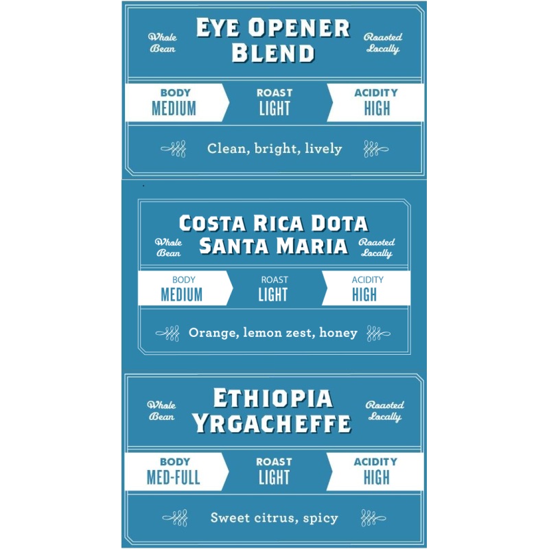 Roaster’s Collection – Light Roast Coffee Pack
