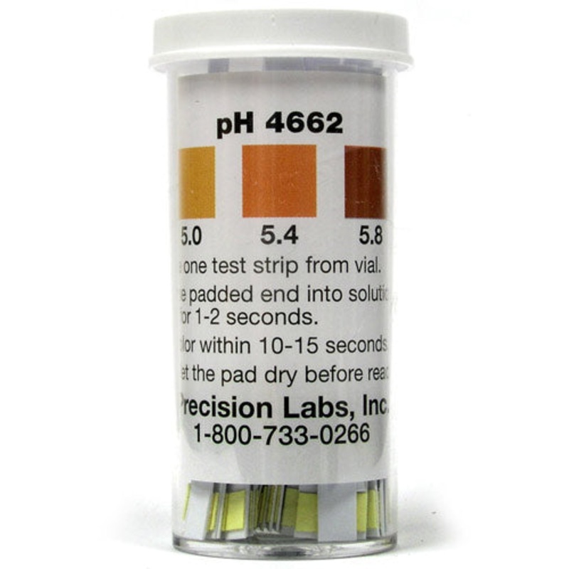 4.6-6.2 pH Test Strips (Beer)