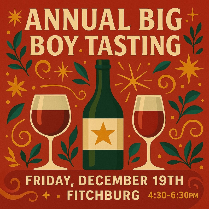Annual BIG BOY Tasting  12/19/25