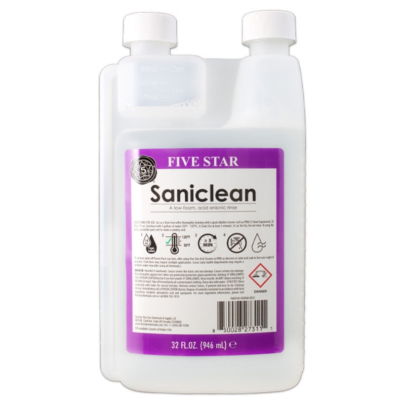 Saniclean Sanitizer – 32 oz