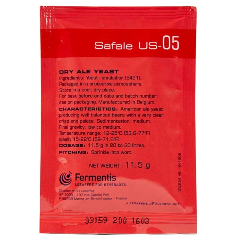 Fermentis SafAle US-05 Dry Ale Yeast