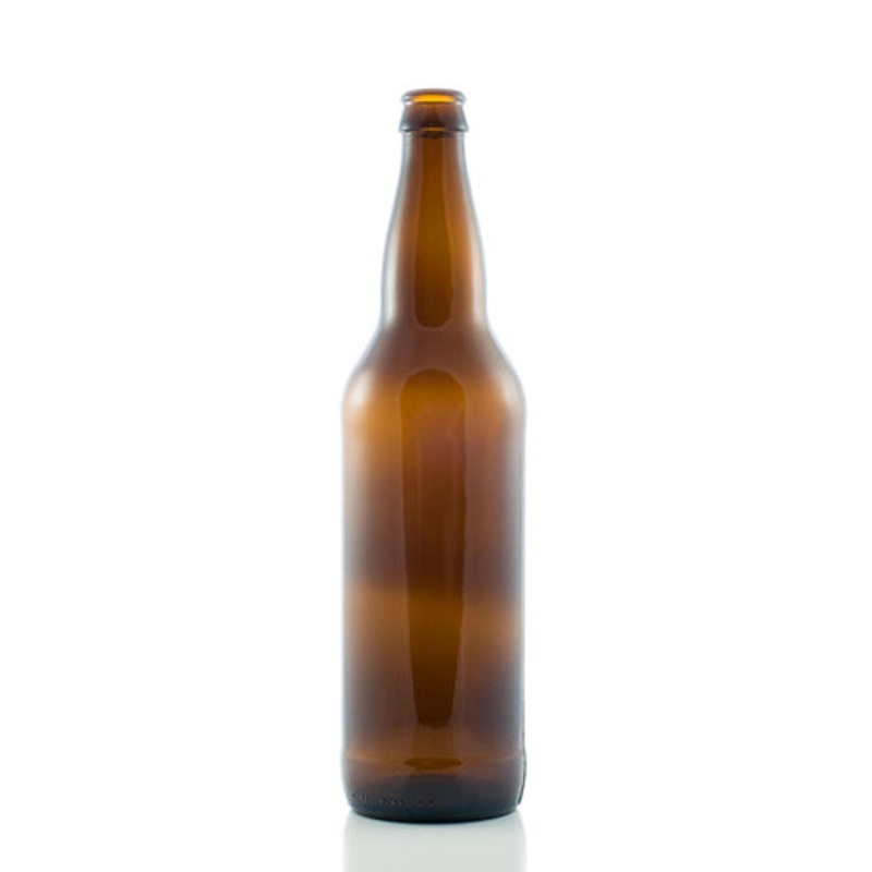 22 oz. Beer Bottles – (Case of 12) Amber Longneck