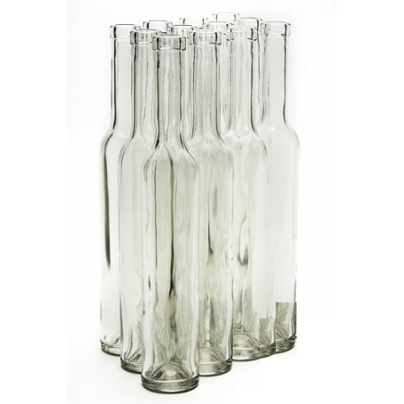 375 ml Clear Bellissima Bottles Cork Finish (Case of 12)