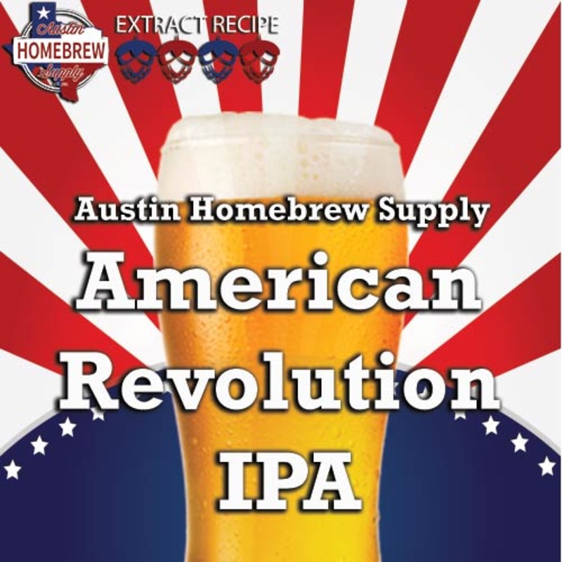 AHS American Revolution IPA  (14B) – EXTRACT Homebrew Ingredient Kit