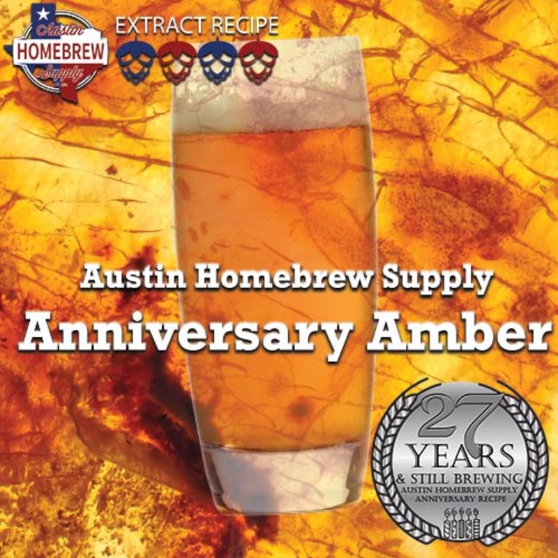 AHS Anniversary Amber  (10B) – EXTRACT Homebrew Ingredient Kit