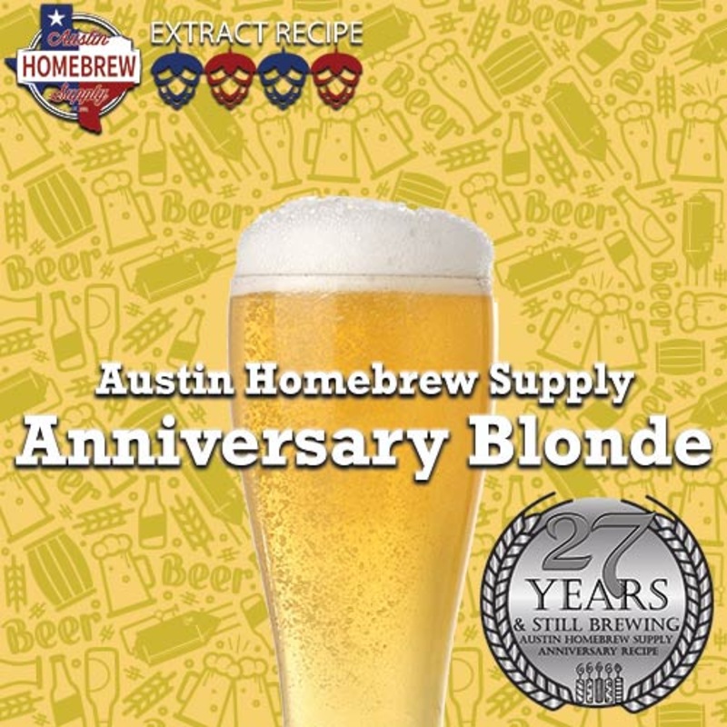 AHS Anniversary Blonde  (6B) – EXTRACT Homebrew Ingredient Kit