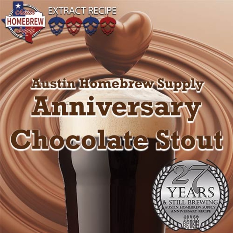 AHS Anniversary Chocolate Stout (13E) – EXTRACT Homebrew Ingredient Kit