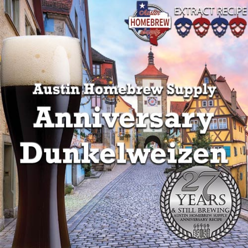 AHS Anniversary Dunkelweizen  (15B) – EXTRACT Homebrew Ingredient Kit