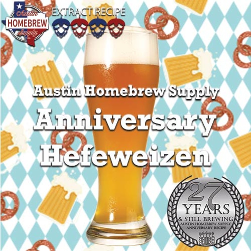 AHS Anniversary Hefeweizen  (15A) – EXTRACT Homebrew Ingredient Kit