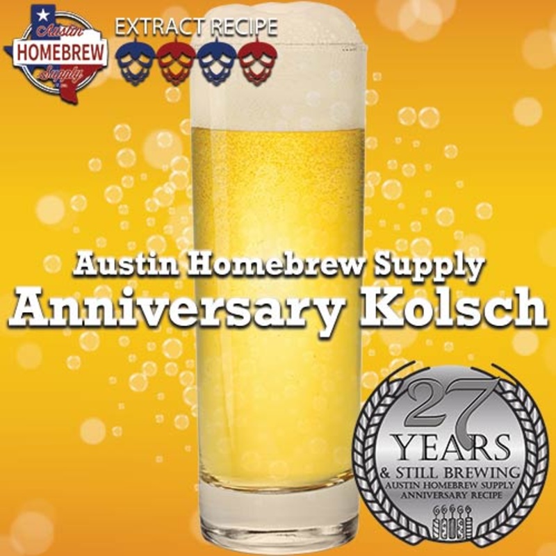 AHS Anniversary Kolsch  (6C) – EXTRACT Homebrew Ingredient Kit