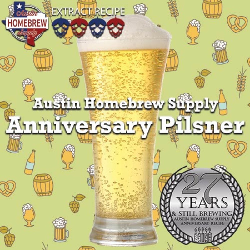 AHS Anniversary Pilsner  (2B) – EXTRACT Homebrew Ingredient Kit