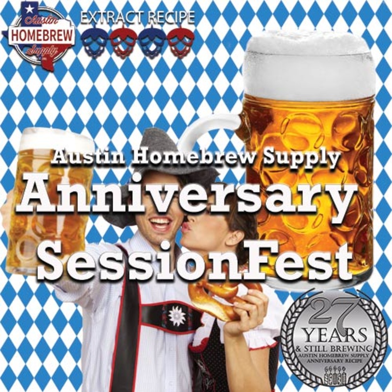 AHS Anniversary SessionFest (10B) – EXTRACT Homebrew Ingredient Kit