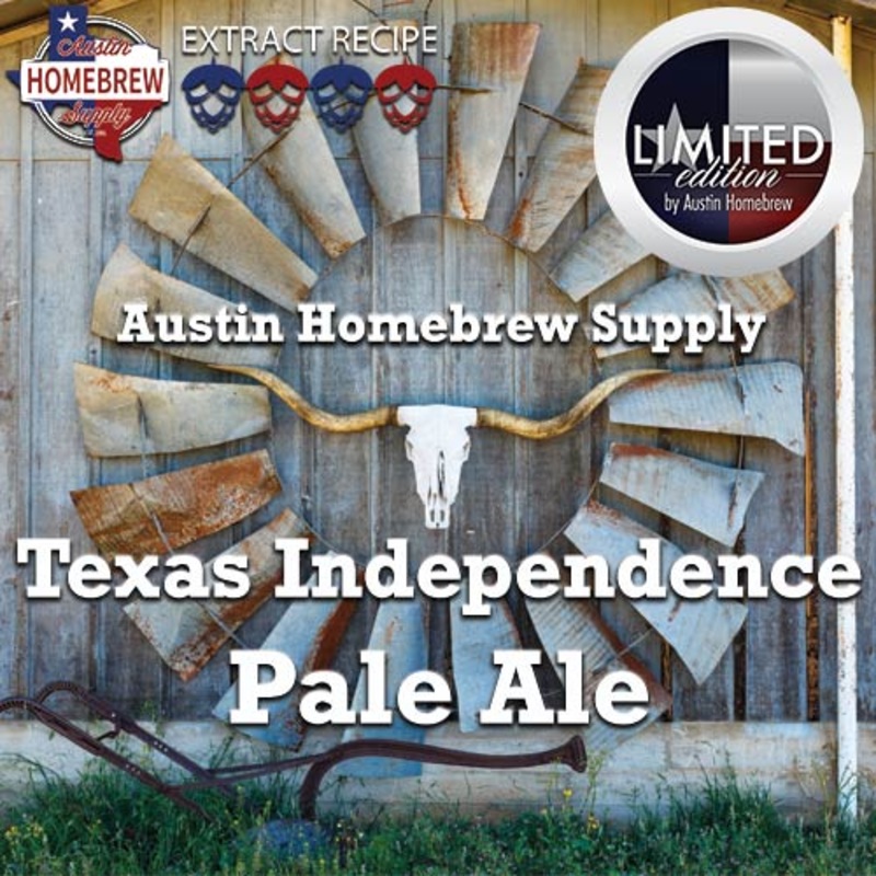 AHS Limited Edition Texas Independence Pale Ale (10A) – EXTRACT Homebrew Ingredient Kit