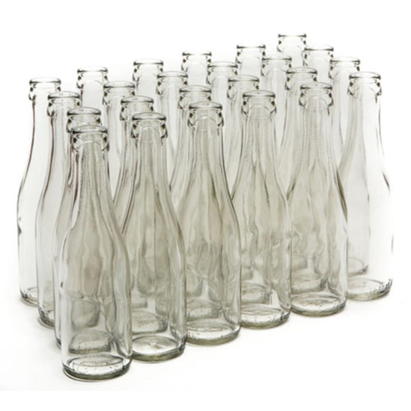 Wine Bottles 187 ml Clear Champagne (case of 24)