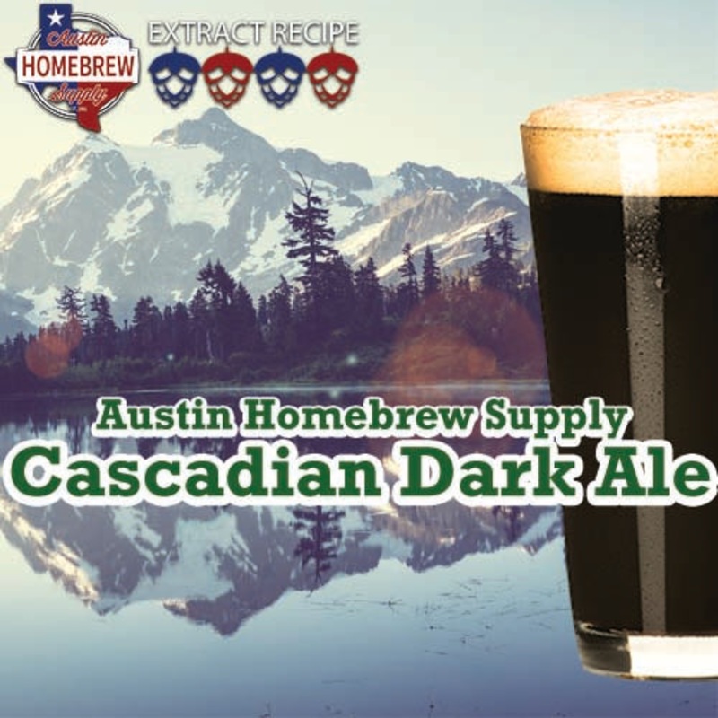 AHS Cascadian Dark Ale  (14B) – EXTRACT Homebrew Ingredient Kit