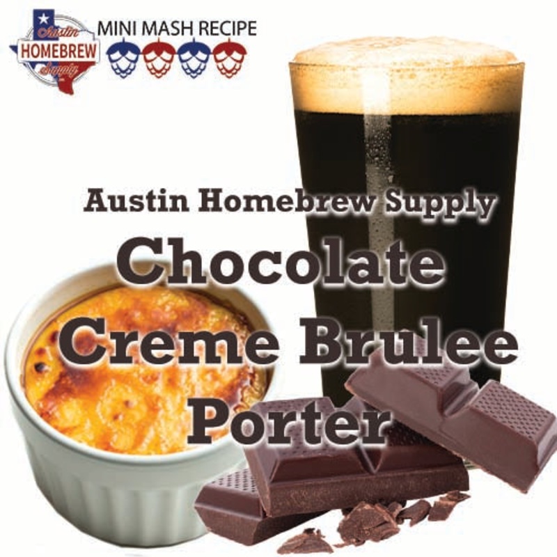 AHS Chocolate Creme Brulee Porter (12A) – MINI MASH Homebrew Ingredient Kit
