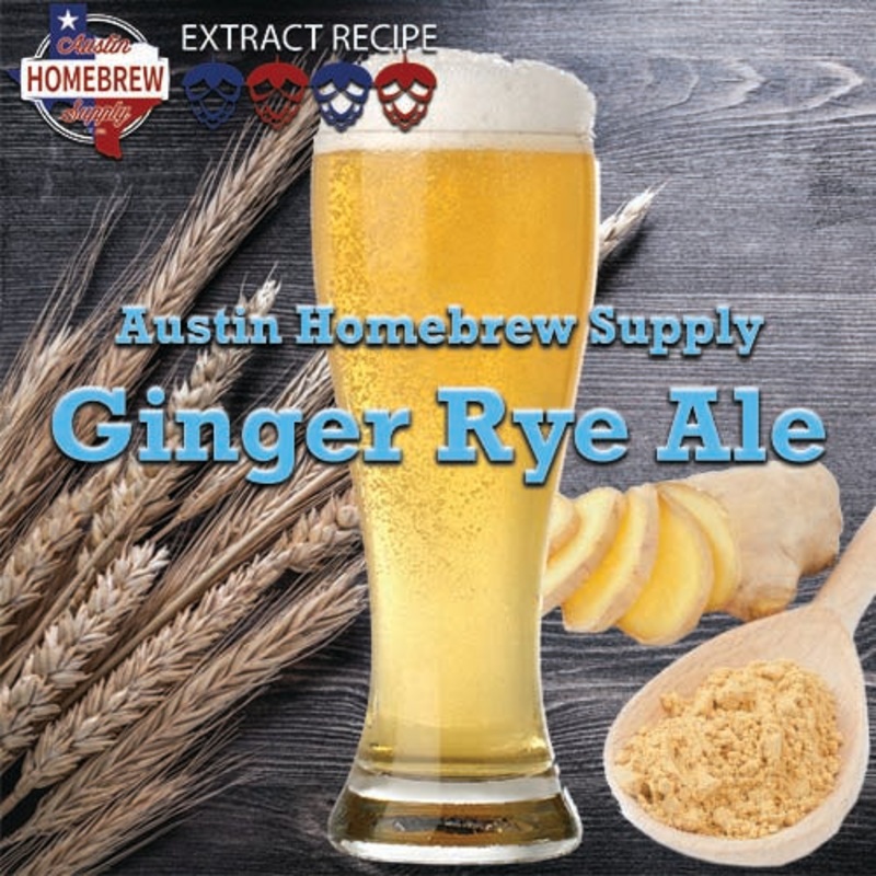 AHS Ginger Rye Ale  (6B) – EXTRACT Homebrew Ingredient Kit
