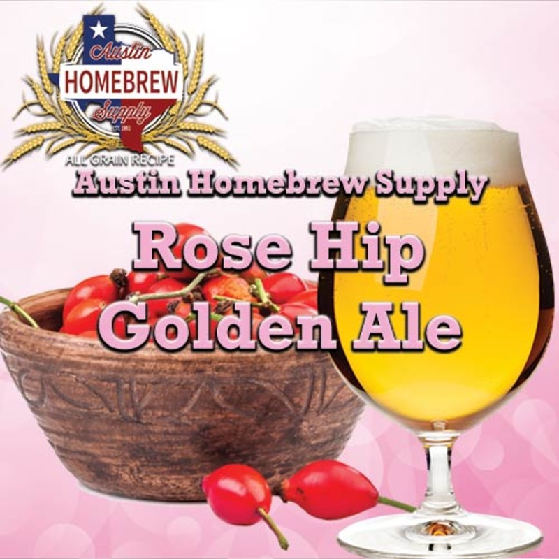 AHS Rose Hip Golden Ale (21A) – ALL GRAIN Homebrew Ingredient Kit