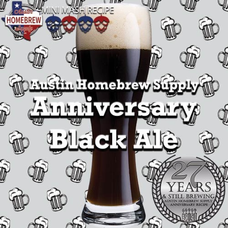AHS Anniversary Black Ale  (23A) – MINI MASH Homebrew Ingredient Kit