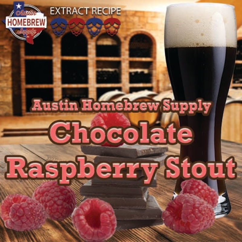 AHS Chocolate Raspberry Stout  (20) – EXTRACT Homebrew Ingredient Kit